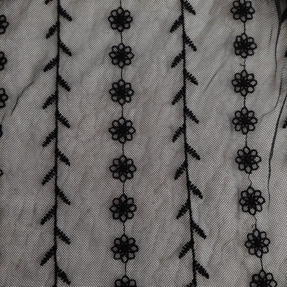 Black sheer Romantic dress from Zara - Picture 9 of 11